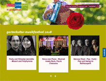 Tablet Screenshot of gartenkultur-musikfestival.de